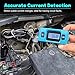 EMESAK Automotive Current Draw Tester, High Precision 0.01A-19.99A Fuse Ammeter, Circuit Fault Finder with LED Lighting and LCD Display for Vehicle Parasitic Drain Diagnosis for Various Vehicles (1pc)