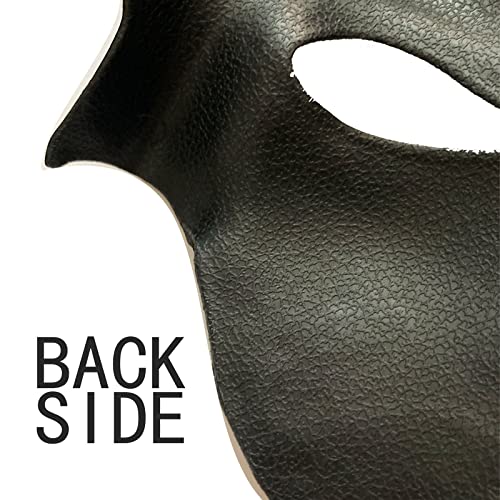 Phantom Of The Opera Mask For Men And Women Vintage Design Half Face Mask Mens Mask Masquerade Mask Halloween Carnival Mardi Gras (Black) #TOP4