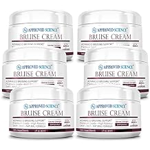 Approved Science Bruise Cream - Arnica and Lavender - Soothe and Fade Bruises - 12 Fl. Oz - 6 Pack - Vegan