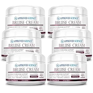 Approved Science Bruise Cream – Arnica and Lavender – Soothe and Fade Bruises – 12 Fl. Oz – 6 Pack – Vegan