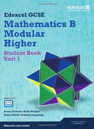 Image of By Keith Pledger GCSE Mathematics Edexcel 2010: Spec B Higher Unit 3 Student Book (GCSE Maths Edexcel 2010) (1st Edition)