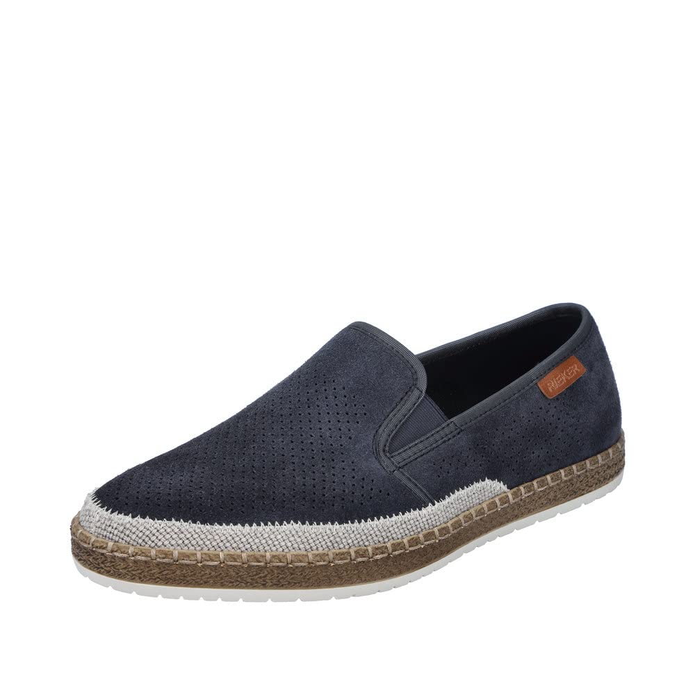 Rieker Men's B5266 Slippers, Blue, 9.5 UK