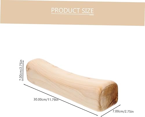 Miniatura 8 de Almohada de sauna de madera ortopédica para el cuello Almohada de apoyo para el dolor de cuello Almohada de espalda baja Suministro de sala de vapor