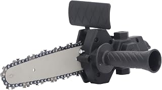 Chainsaw Converter Set, 6inch Electric Drill to Chainsaw Adapter Converting Head for Courtyard Tree Branch Wood Cutting Woodworking Tool