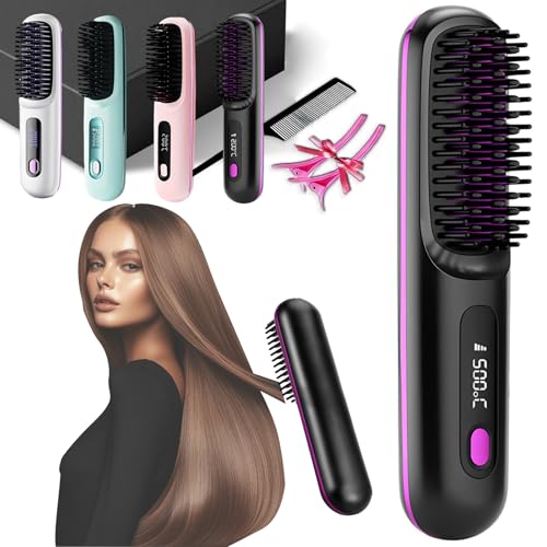 Brosse Coiffante Chauffante Cheveux Court 