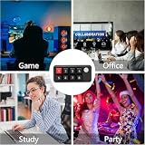 Erchineko Programowalna Klawiatura Makro, 8-klawiszowa Przewodowa Klawiatura Numeryczna USB C z możliwością Wymiany Podczas Pracy i wbudowaną pamięcią masową, dla Systemów i Mac OS X (BLACK)