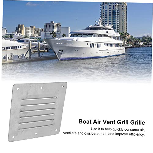 Enhance Your Boat' Air Flow With Durable Tainle Teel Rectangular Loered Air Vent Grill - Perfect Marine Ventilation Cover For Boat Ventilation And Air Flow #TOP2