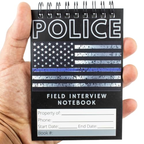 Field Equipt Law Enforcement Incident Report Notepads, Sheriff, Security & Police Gear, EDC Officer Notebook, Cop Gifts, Interview Equipment Accessories Book, (Police 12 Pack)