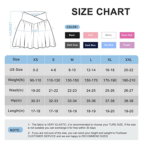 Fireswan Crossover Athletic Shorts For Women 2 In 1 Flowy Running Shorts With Pockets Spandex Butterfly Workout Tennis Skorts White #TOP5