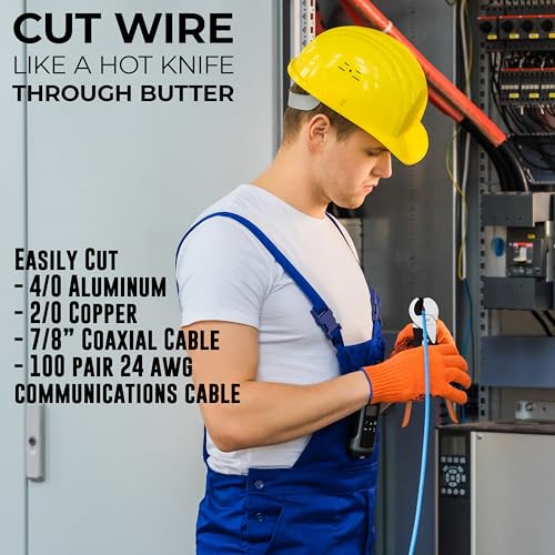 Heavy Duty 10 Inch Cable Cutters for Copper and Audio Wire