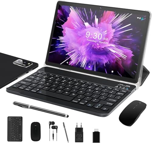 SEBBE Tablet 10 Inch 4GB RAM+64GB ROM(128GB SD),Android 11 Octa Core ...