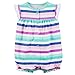 Carter's Baby Girls' Striped Butterfly Creeper 12 Months