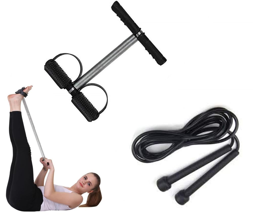 Jumping Rope, Tummy Trimmer Combo Burn Off Extra Calories Fat Loss Weight Loss Cardio Abs Exercise Equipment for Home Gym (B0CWNSMLXG) Amazon Price History, Amazon Price Tracker