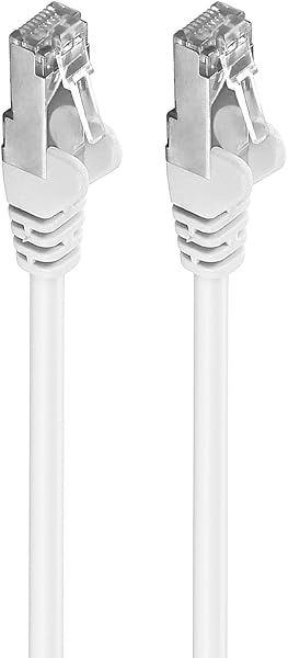 Detailaufnahme des RJ45-Steckers mit Schutzmechanismus gegen Abbrechen der Haltenase.