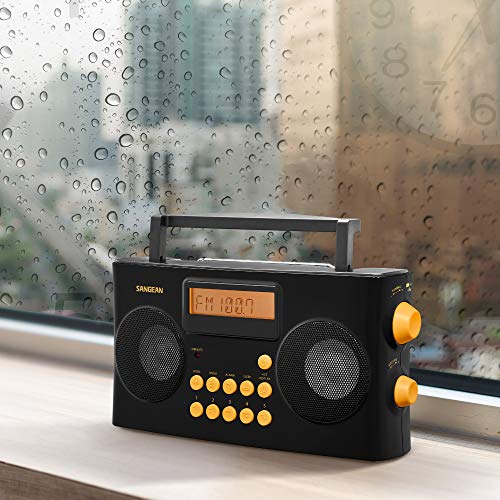 Sangean Pr-D17 Am/Fm-Rds Portable Radio Specially Designed For The Visually Impaired With Helpful Guided Voice Prompts, Black, 10 Station Presets (5 Am, 5 Fm), Stereo/Mono Switch, Alarm Timer #TOP5