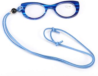 Stylish Ladies Portable Pendant High-Quality Eyeglasses Necklace Glasses yr533 Power "+1.0 to +3.5"