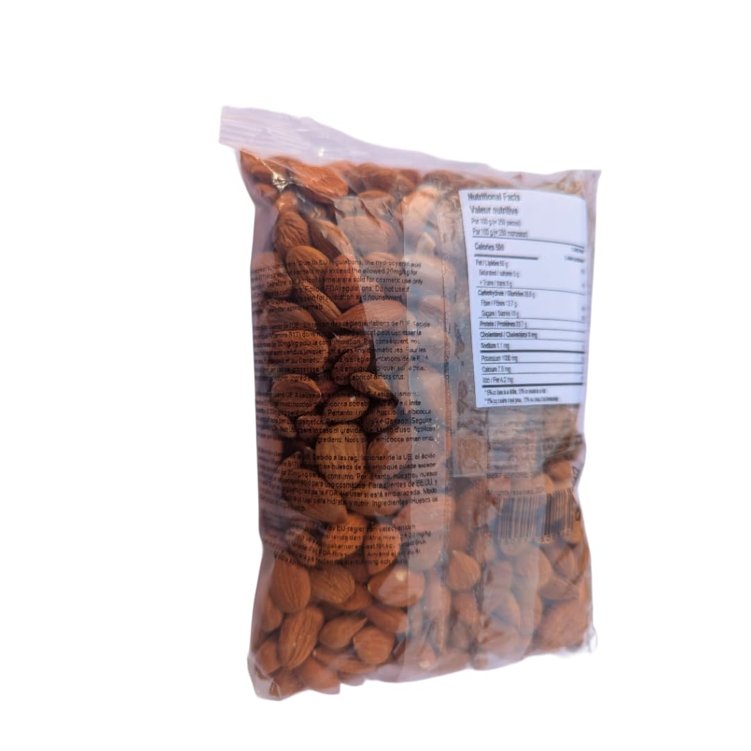 Granos de albaricoque/naturales/crudas/semillas de albaricoque amargo/vitamina B17/certificado/1 libra (16 onzas) 2 x 227 g