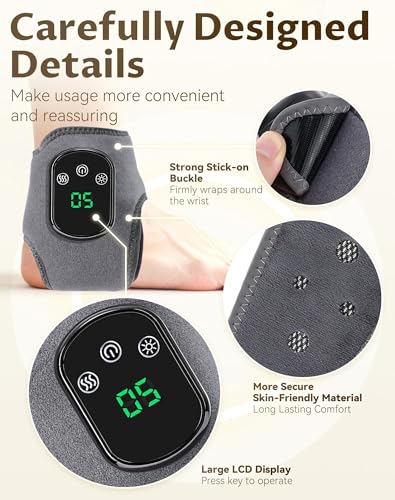 Masajeador Triple Método, 3 en 1 para Neuropatía, Inalámbrico y Ajustable con Terapia de Calor, Amasado Shiatsu y Compresión de Aire (1 unidad) miniatura 6