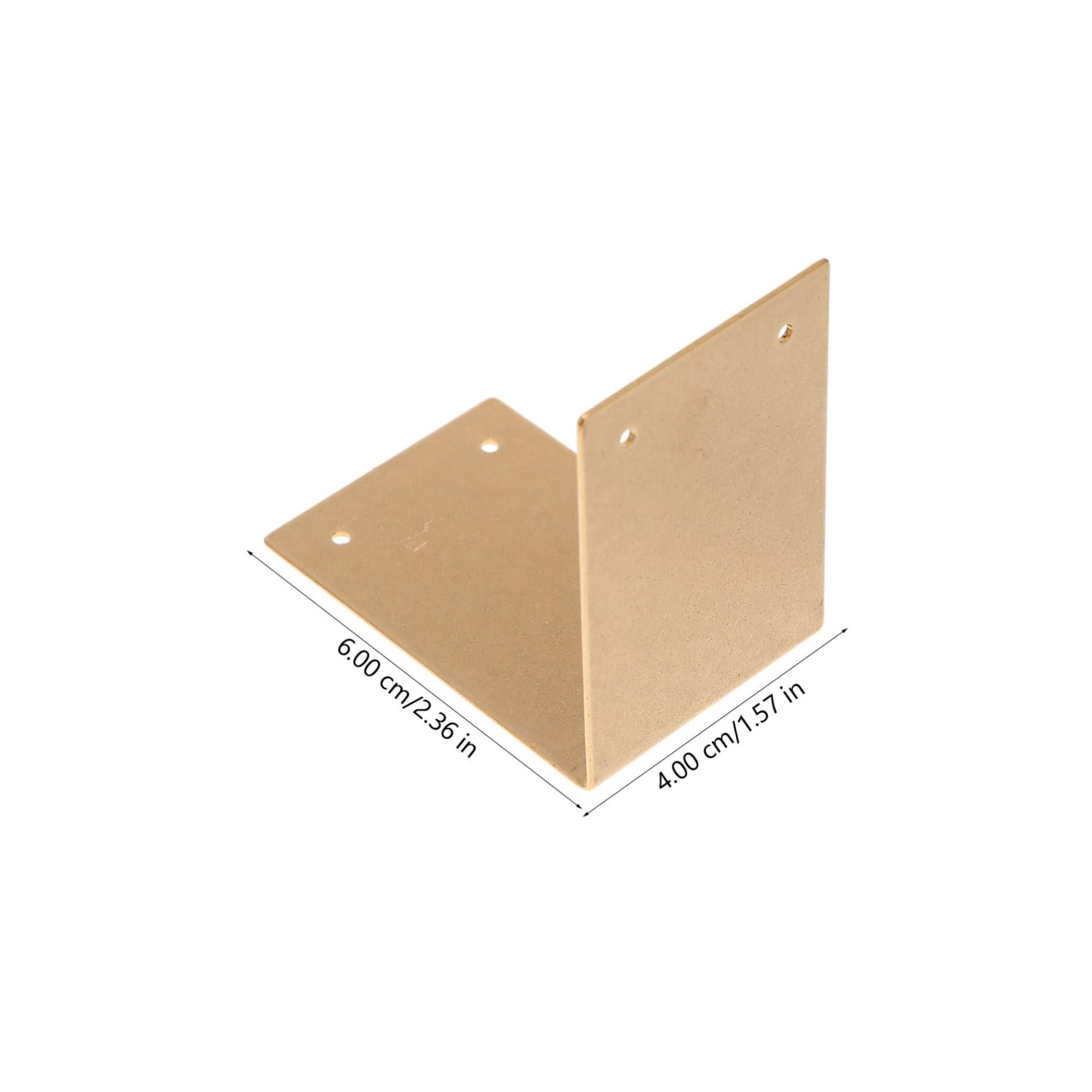 ARTIBETTER Decorative Corner Connectors 4pcs Brass Corner Braces for Modern Furniture Protection