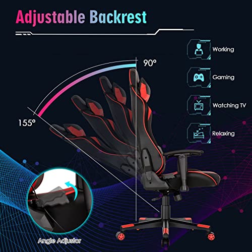 Giantex Gaming Chair with RGB LED Lights GT10223RE-BC の商品画像 4