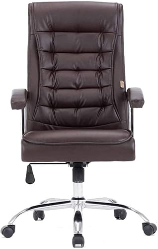 Silla ergonómica comercial con silla de computadora de estudio de conferencias, silla de oficina de masaje reclinable cómoda y larga sentada (D)