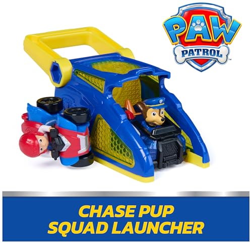 Paw Patrol Lanceur Brigade Canine Chase Avec Véhicule Ryder Coffret De 2 Véhicules Jouets Pour Garçons Et Filles À Partir De - vue 3