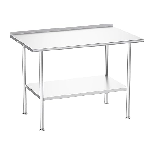 Atelicf NSF Stainless Steel Prep Table 30X48 inch