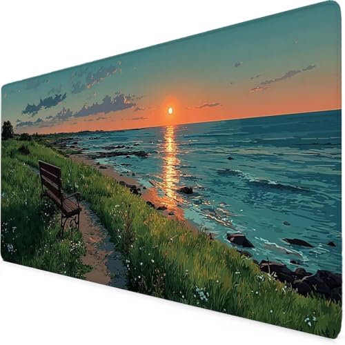 Tapis de souris gaming haute précision avec base en caoutchouc