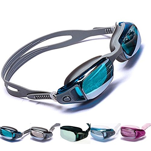 Aguaphile Mirrored Swim Goggles Soft and Comfortable Best Anti-Fog UV Protection