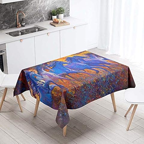 Fansu Mantel Antimanchas Rectangular Amarillo Cover