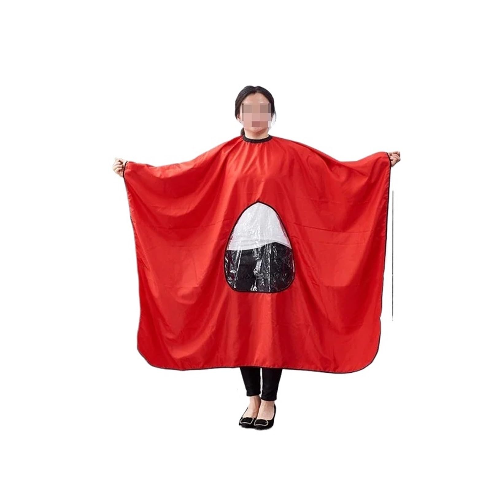 Capa Peluqueria Salon Hairdressing With Transparent Waterproof Haircut Cloak Apron Barber Shop Tool