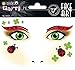 Produktbild HERMA 15314 Face Art Gesicht Aufkleber Glitzer Sticker für Fasching, Karneval, Halloween, dermatologisch getestet, Marienkäfer