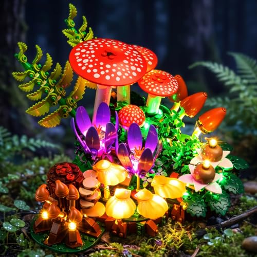Kit de luz compatible con Lego 11505 regulable y táctil para Woodland Mushrooms Nitemode