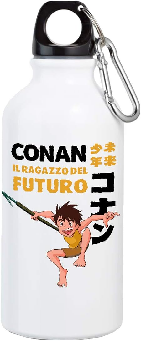 DYNIT Conan Water Bottle, White, 500 ml