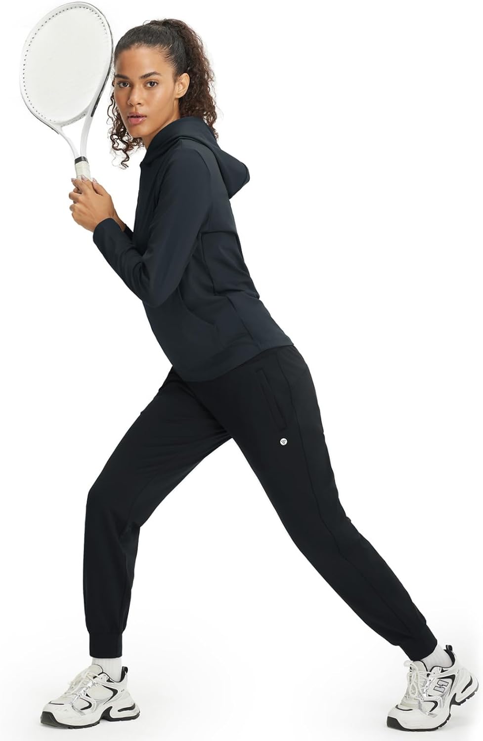 M MAELRE Hoodies for Women Golf Soft Long Sleeve Sweatshirts Plain Dry Fit Fall & Winter Midlayer Womens Hoodies Pullover - Image 5