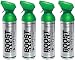 New and Larger, Boost Oxygen Natural Energy in a Can, New Large Size: 10 Liters over 200 One-Second Inhalations, Pack of 4