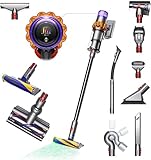 Dyson V15 Detect Total Clean Extra Cordless Vacuum - Yellow/Nickel