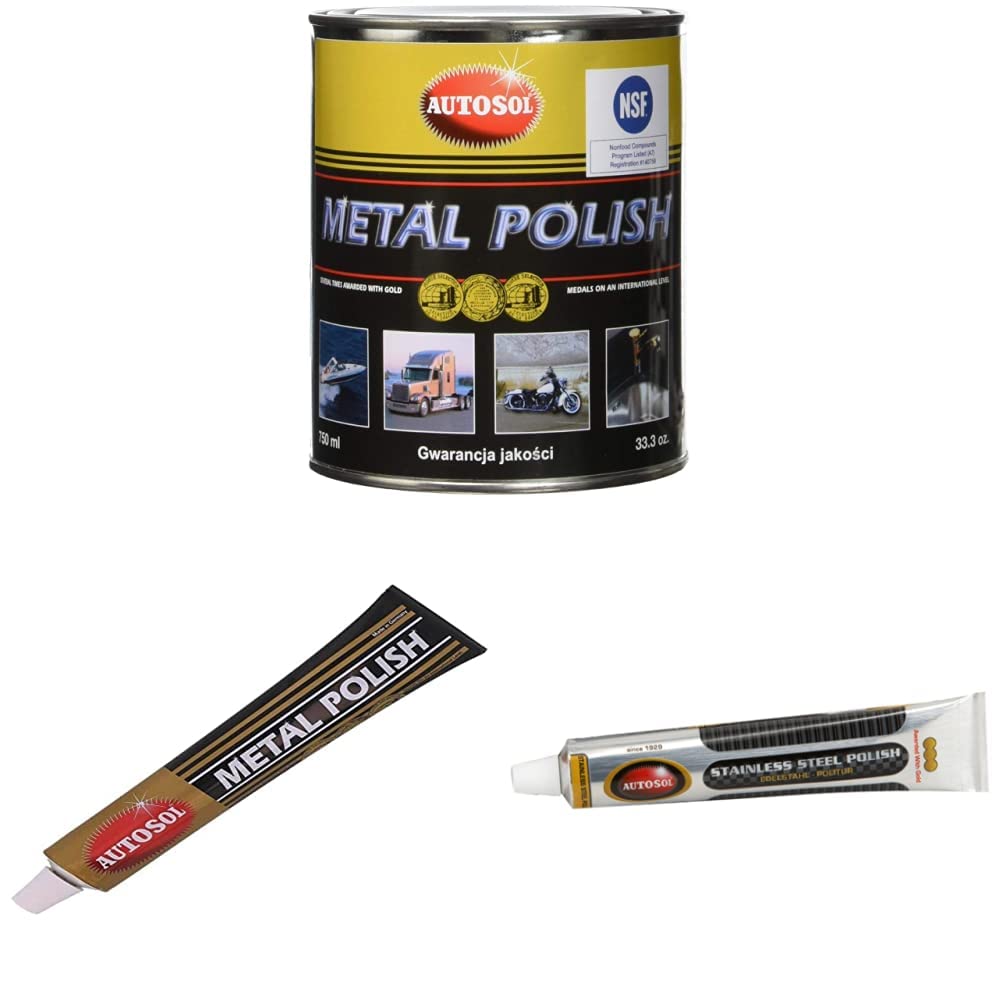 Autosol Metal Polish, 250 g&Autosol ASL_POL Metal Polish 75gm