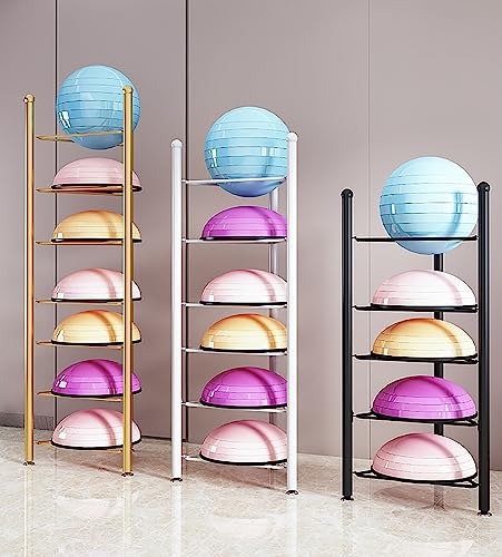 Soporte para pelotas medicinales con base triangular circular estable de 5 capas 6