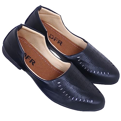 DFR Men's Ethnic Juttis Mojaris | Casual Loafers Shoe Juti for Men