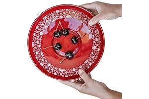 Handmade Pottery Red Ceramic Berry Dish for Kitchen Serving