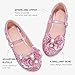 Furdeour Girls Flats Shoes Toddler Little Big Kid Pink Shoes Size 12 Wedding Princess Flower Girl(F2503Pink 12)