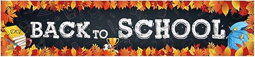Miniatura 7 de Camino de mesa de regreso a la escuela, 14 x 72 pulgadas, camino de mesa de regreso a la escuela, camino de mesa de bienvenida a la escuela,