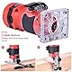 Holzfräse Oberfräse, Elektrik Kantenfräse Holz Oberfräse Trimmer Einhandfräse Mit 12 Stück 6.35MM Fräsen Cuter 30000R/MIN 800W
