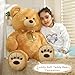 MorisMos 36in Giant Teddy Bear Stuffed Animal, Big Soft Teddy Bear Plush, Cuddly Large Bear Gift for Women, Girls, Boys Birthday, Christmas, Baby Shower