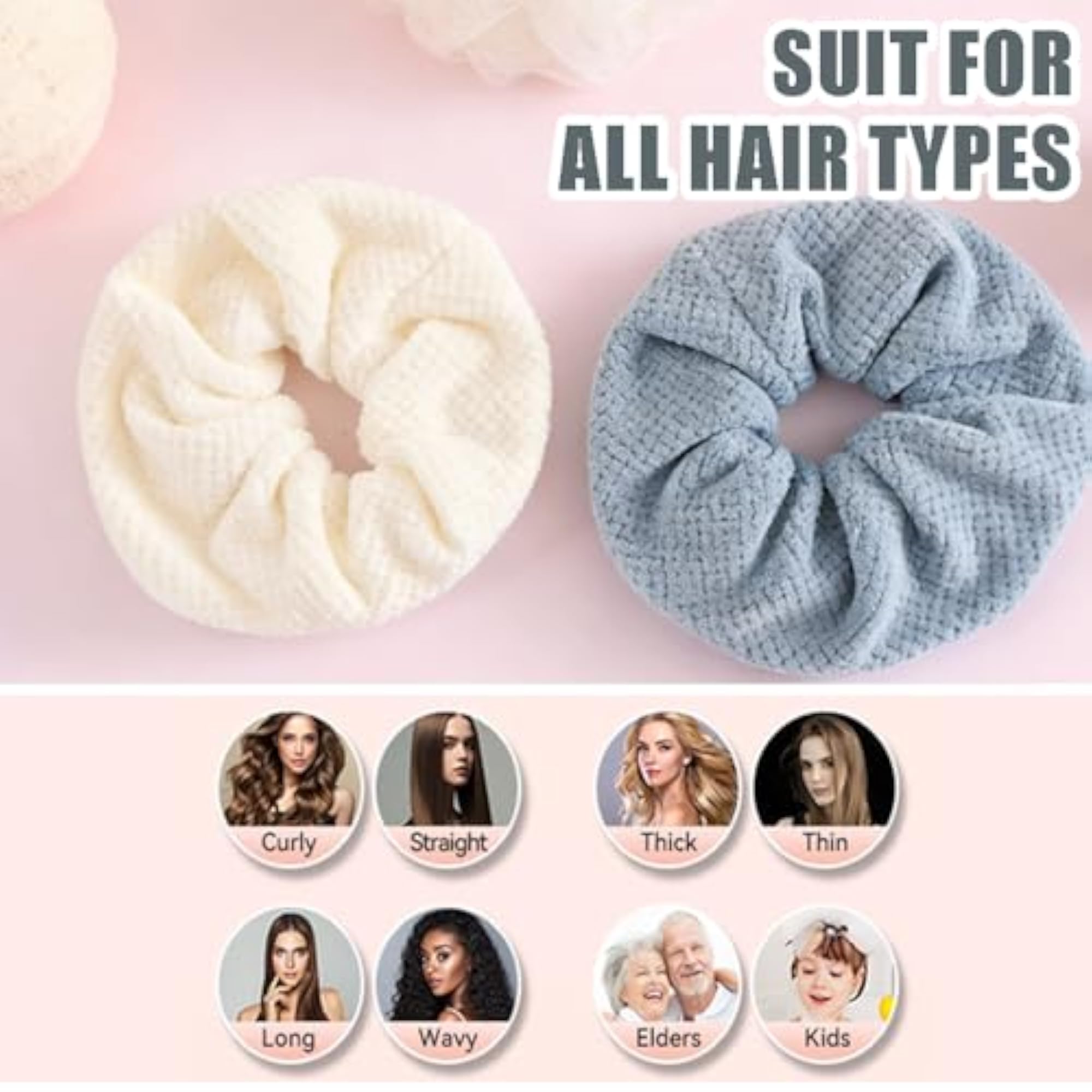 Oversize Lightweight Hair Drying Towel Scrunchies