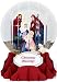 Nativity Snow Globe - Up With Paper Pop Up Religious Christmas Card