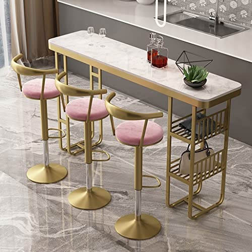 Tabouret de bar en métal au design épuré pour comptoir élégant - 3