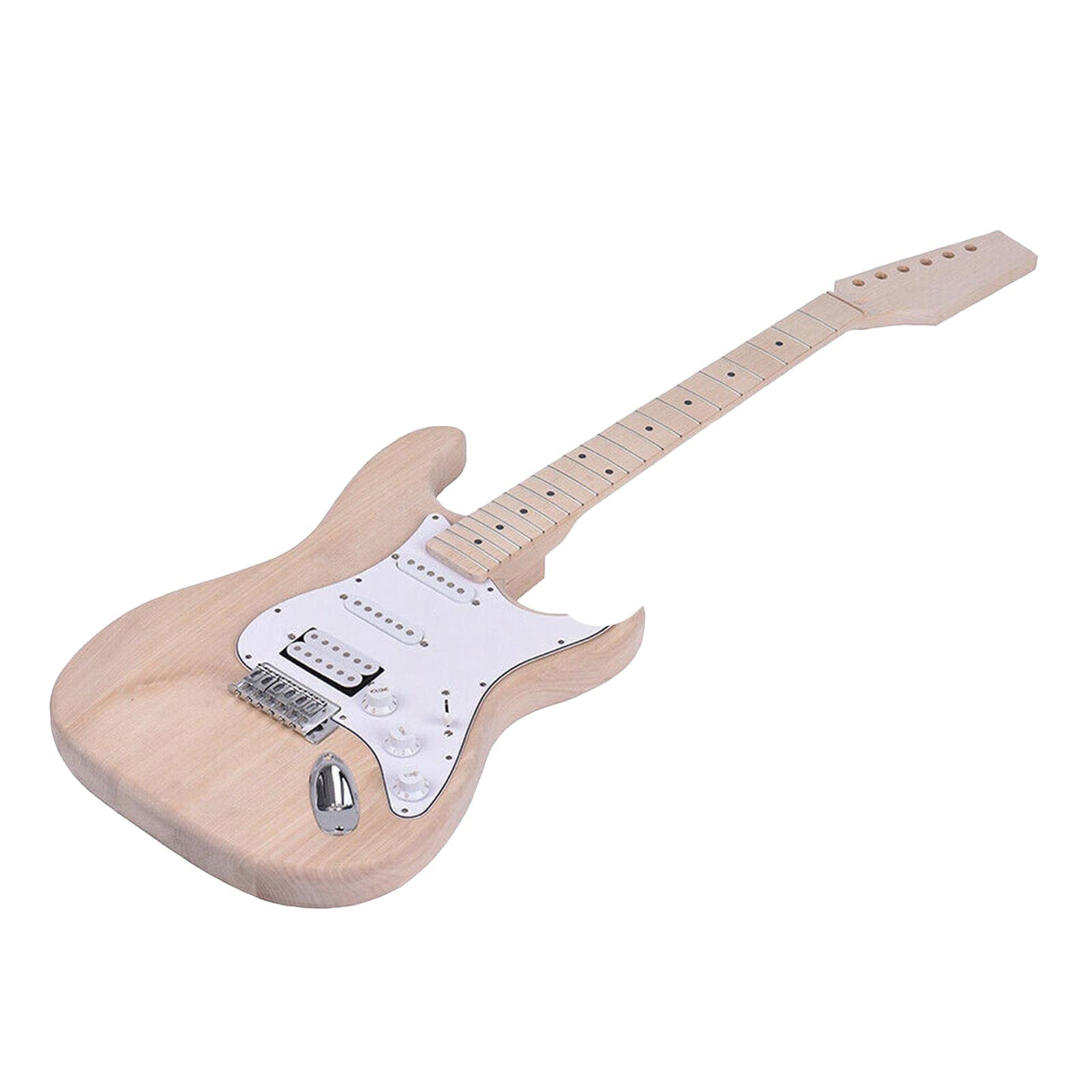 1 Zestaw Niedokończony Zestaw Gitary Elektrycznej DIY Instrumenty Muzyczne Gitara Zastępuje Korpus gitary