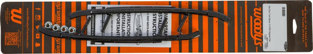 RPM Woodys TSD4-9600 Trailblazer Iv Carbides Compatible with Pilot Compatible with SkI-Doo MXZ XRS/X 600 HO SDI /